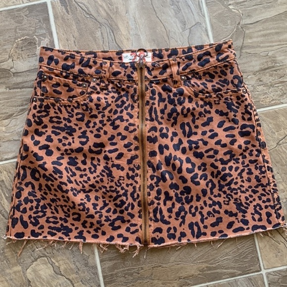 We The Free Leopard Print Mini Skirt - Picture 8 of 13